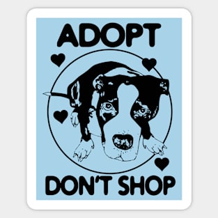 Adopt Don't Shop - For Dog Lovers Sticker